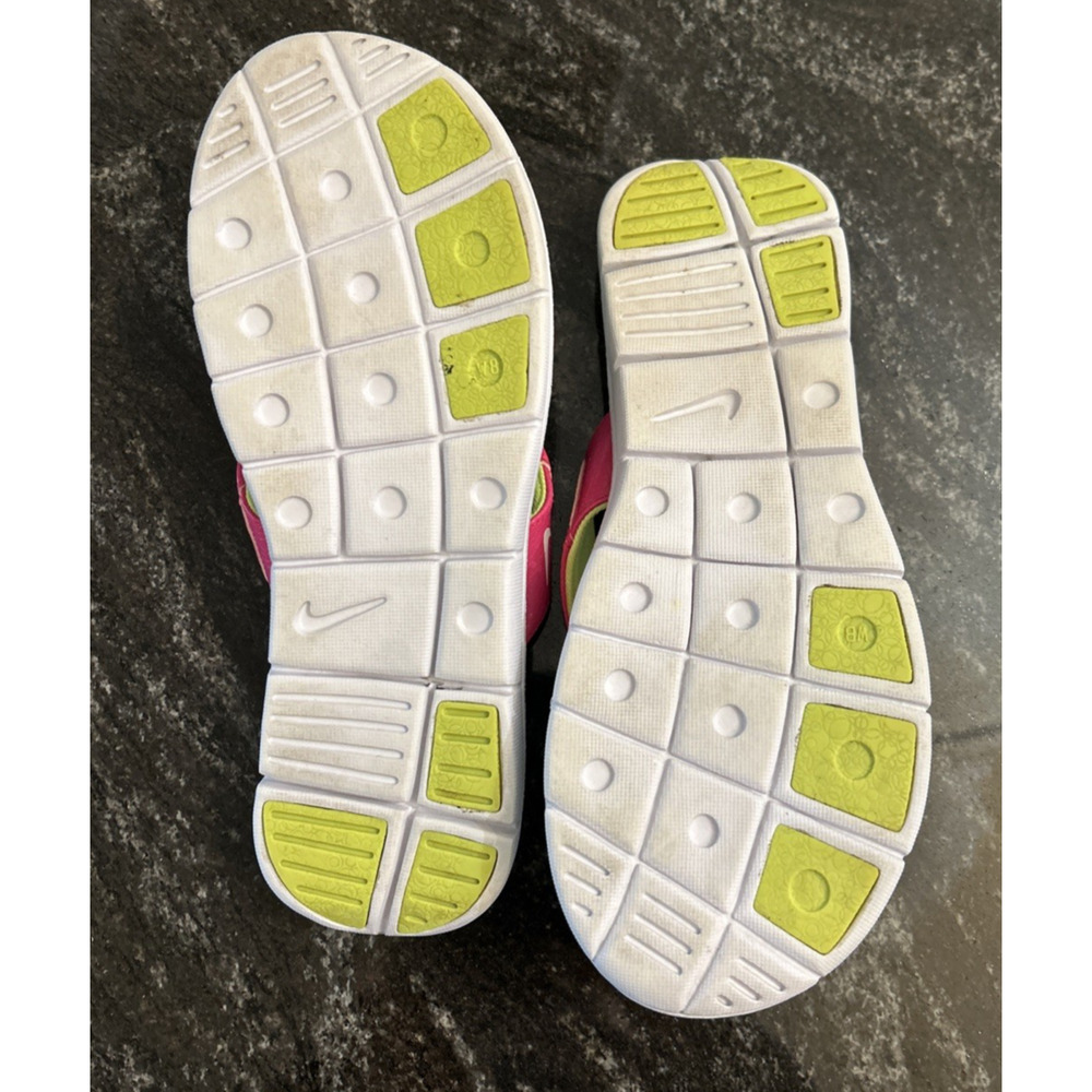 Nike Comfort Thong Women's Size 8 Vivid Pink Neon Green 354925-612 Shoes - Picture 5 of 11